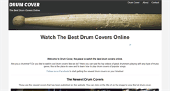 Desktop Screenshot of drum-cover.com
